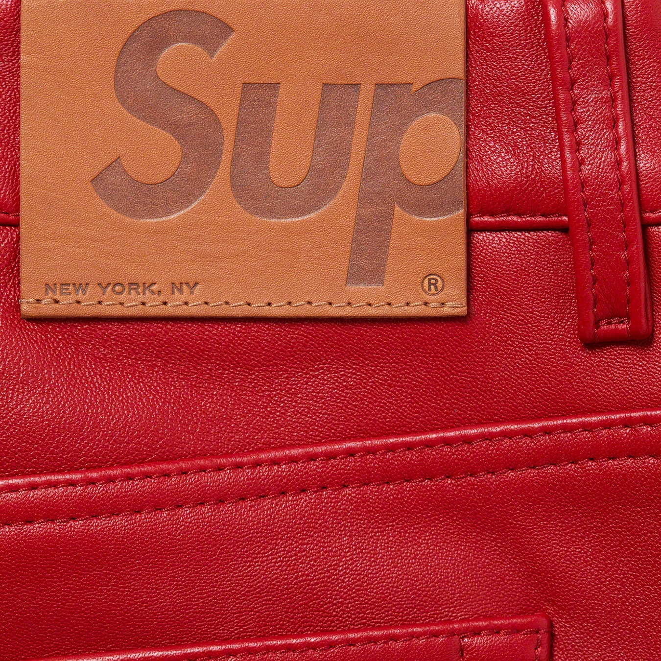 Leather 5-Pocket Jean view 8